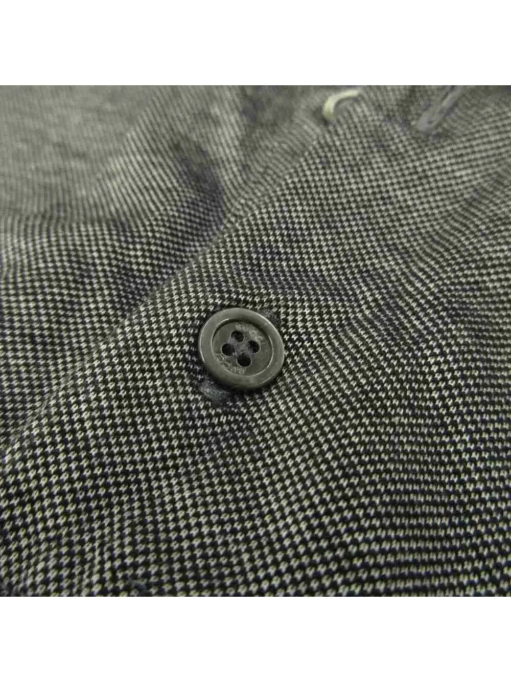 Gucci Polo Shirt Long Sleeve Black Embroidery Pocket Ribbed Collar NP